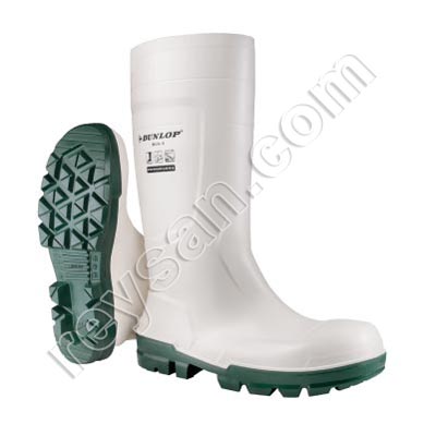 WORK-IT PVC WHITE BOOT S4 WITH TOE CAP