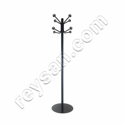 COAT STAND WITH 8 HOOKS