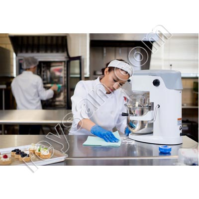 TURQUOISE DISPOSABLE PRE-CUT WIPING ROLL