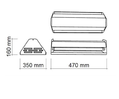 15W SHATTERPROOF LED STAINLESS STEEL INSECT KILLER