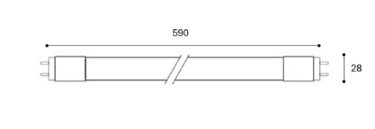 9W SHATTERPROOF LED TUBE