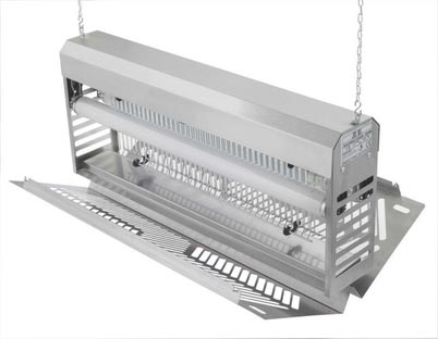 18W SHATTERPROOF LED STAINLESS STEEL INSECT KILLER IP54 GRILL