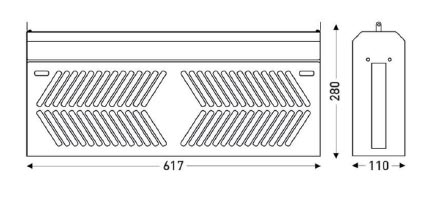 18W SHATTERPROOF LED STAINLESS STEEL INSECT KILLER IP54 GRILL