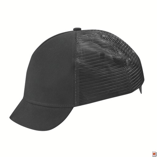 UVEX BLACK SHORT BUMP CAP WITH MESH
