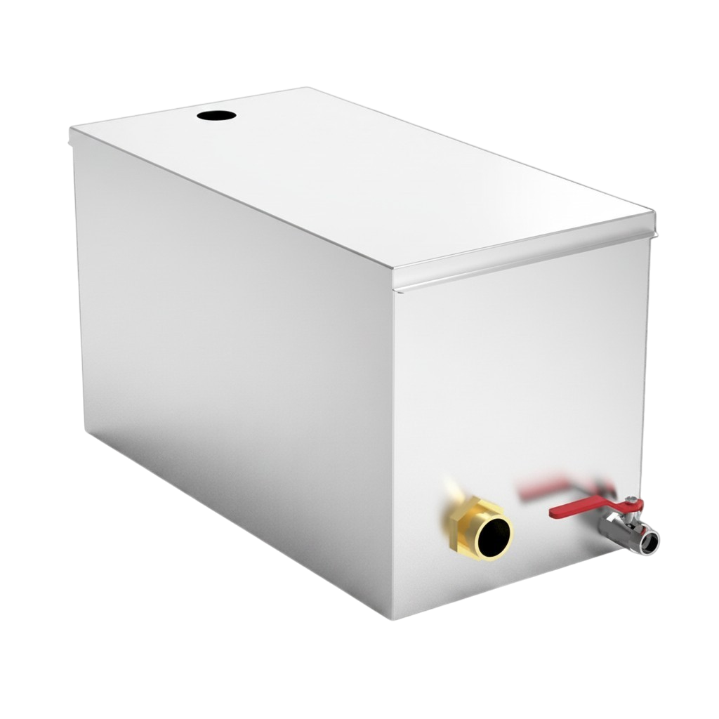 49 L STAINLESS STEEL UNDER-SINK GREASE SEPARATOR