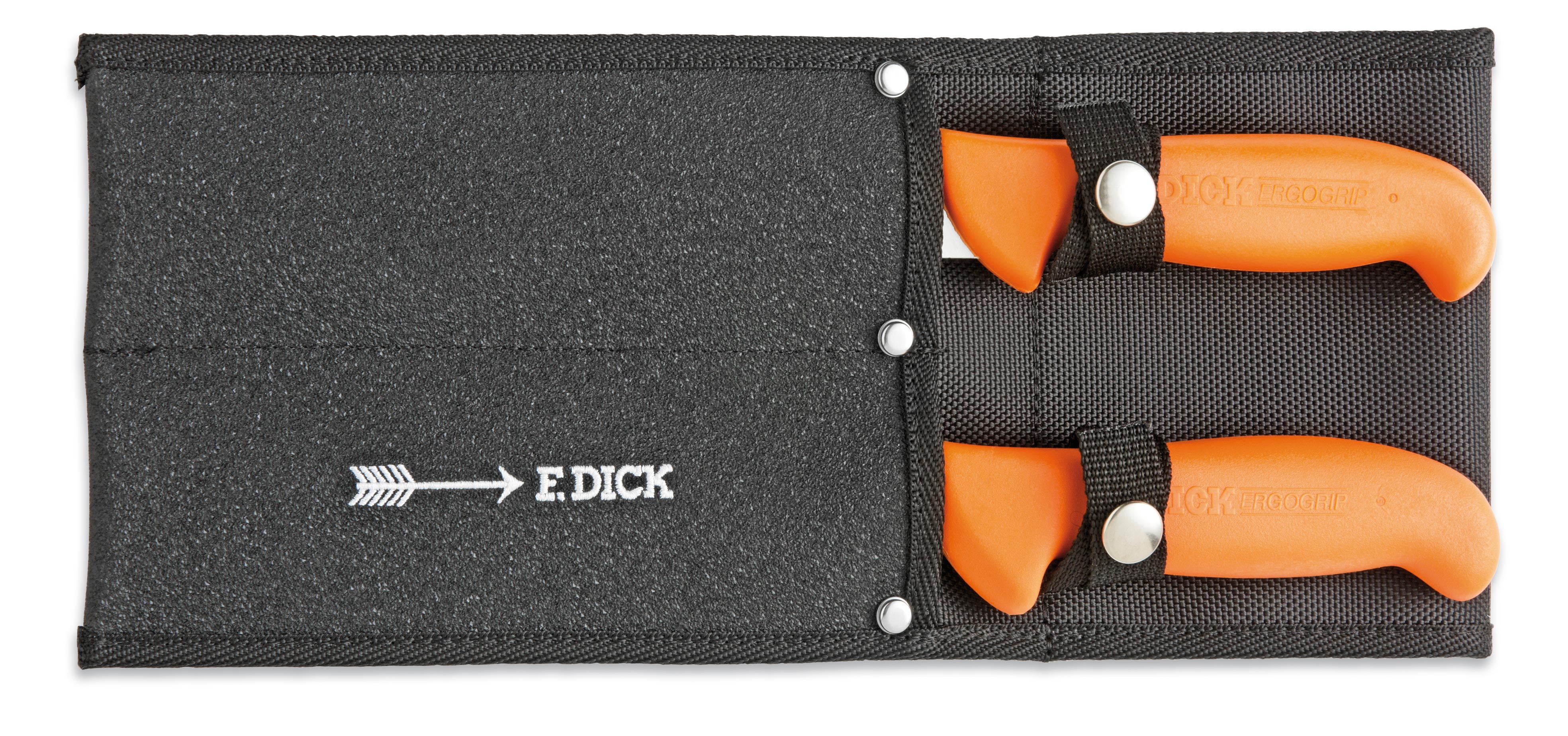 DICK ERGOGRIP HUNTING KNIFE SET WITH 2 KNIVES AND CASE