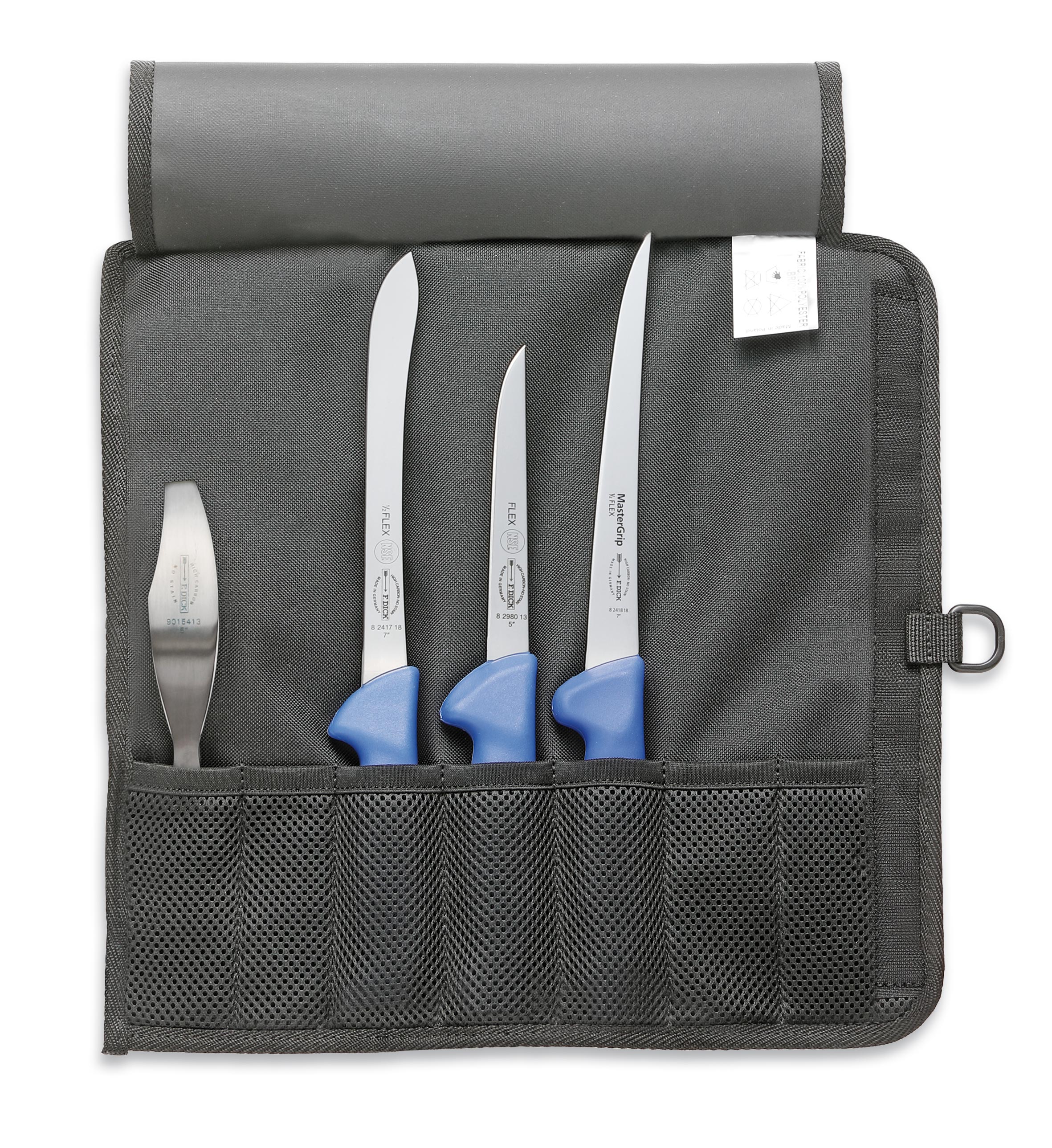 DICK FISHING SET WITH 3 KNIVES AND CASE 8 2461 00